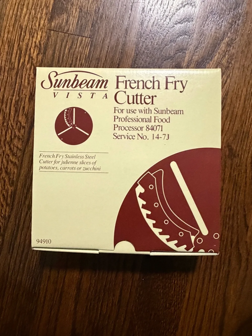 Vintage Sunbeam Vista Food Processor Blade Assortment New Open Box